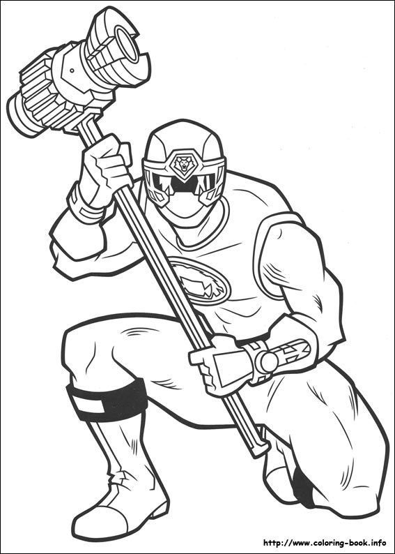 Power Rangers coloring picture